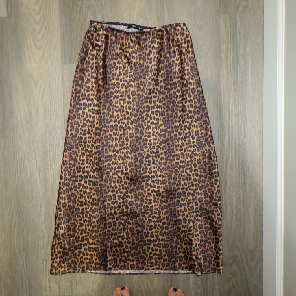 Mango Animal Print Maxi Skirt